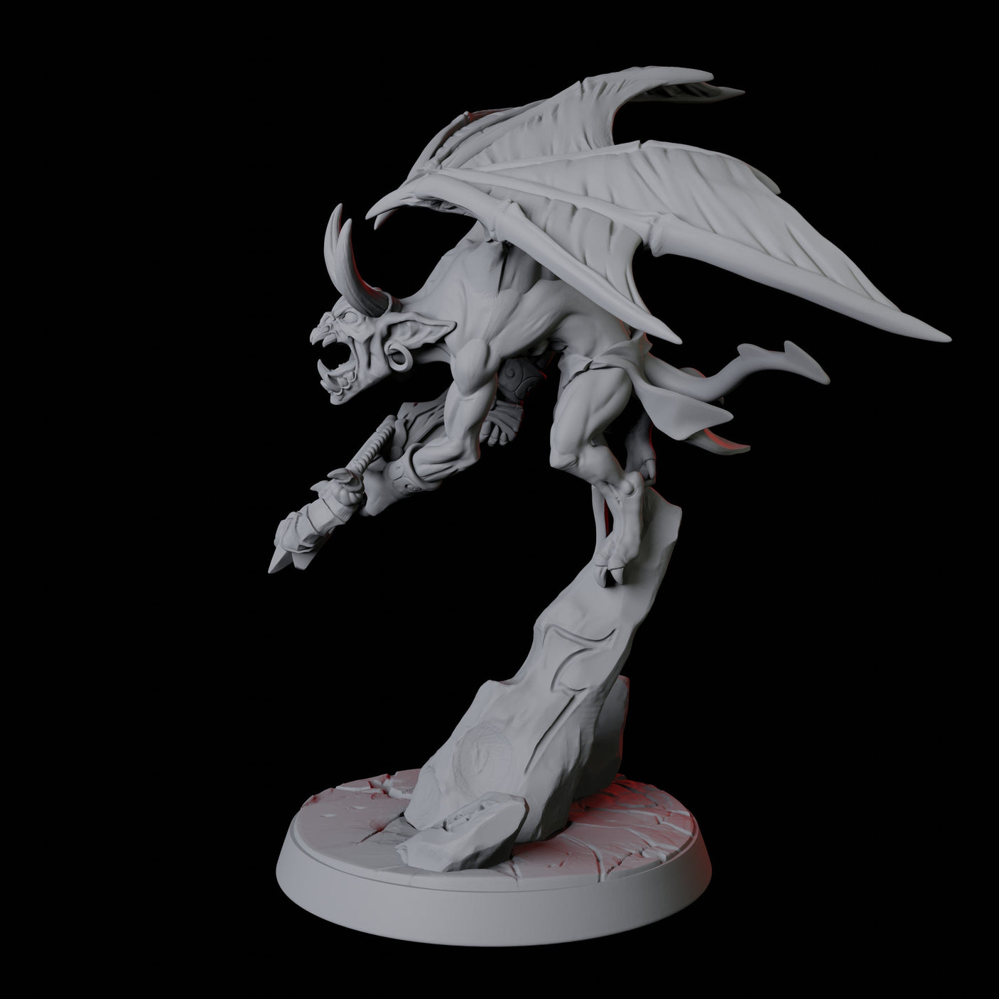 Devil Imp B Miniature for Dungeons and Dragons, Pathfinder or other TTRPGs