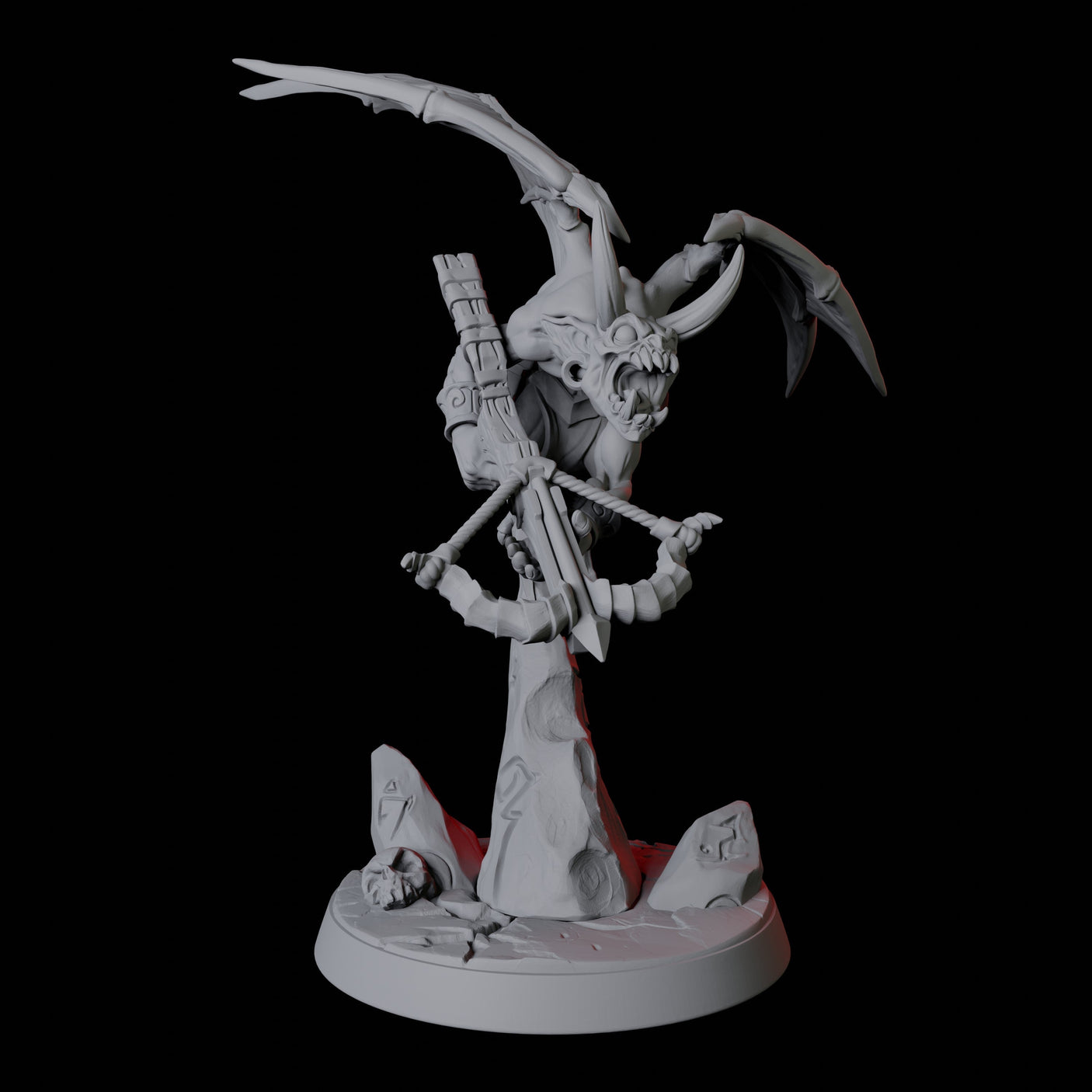 Devil Imp B Miniature for Dungeons and Dragons, Pathfinder or other TTRPGs