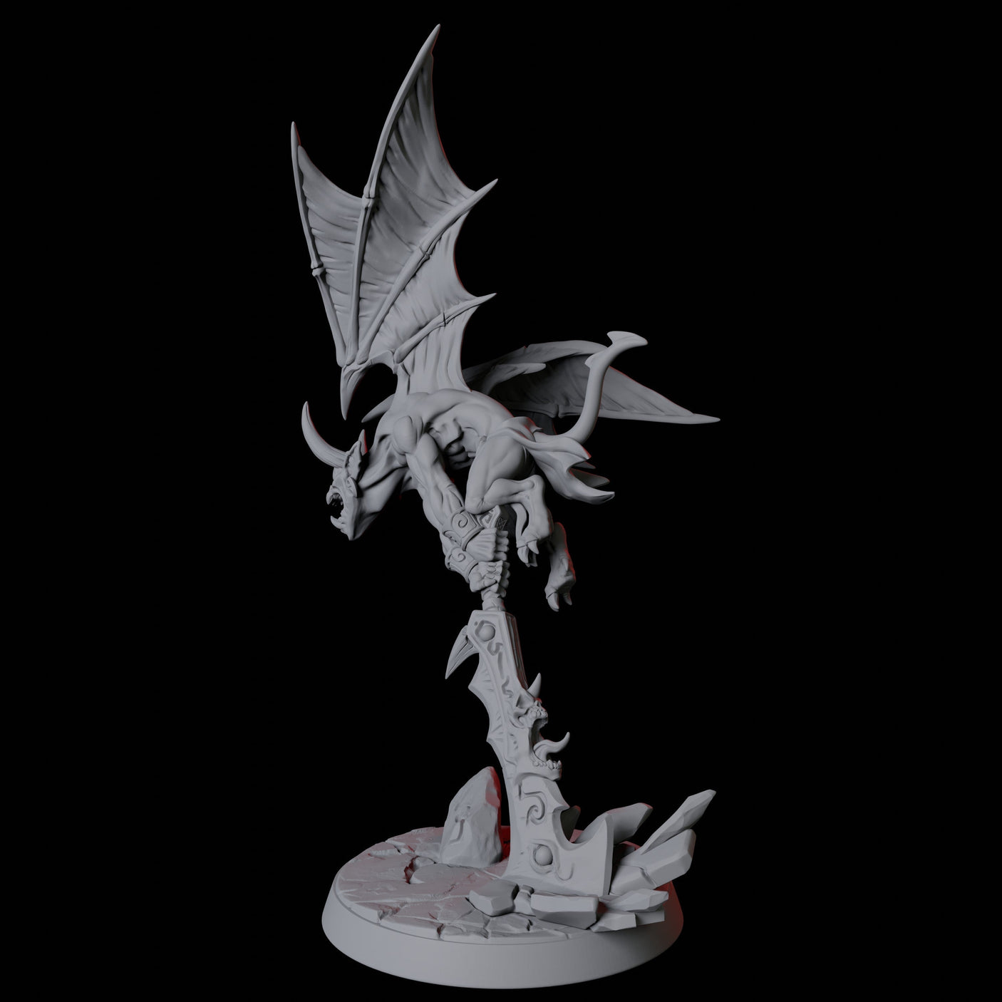 Devil Imp C Miniature for Dungeons and Dragons, Pathfinder or other TTRPGs