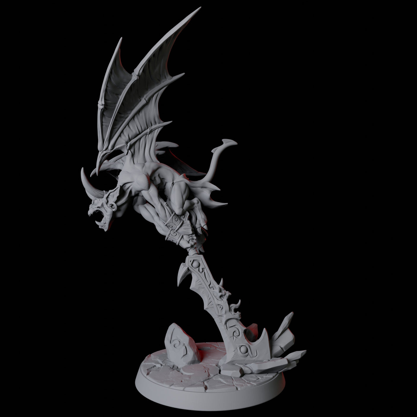 Devil Imp C Miniature for Dungeons and Dragons, Pathfinder or other TTRPGs