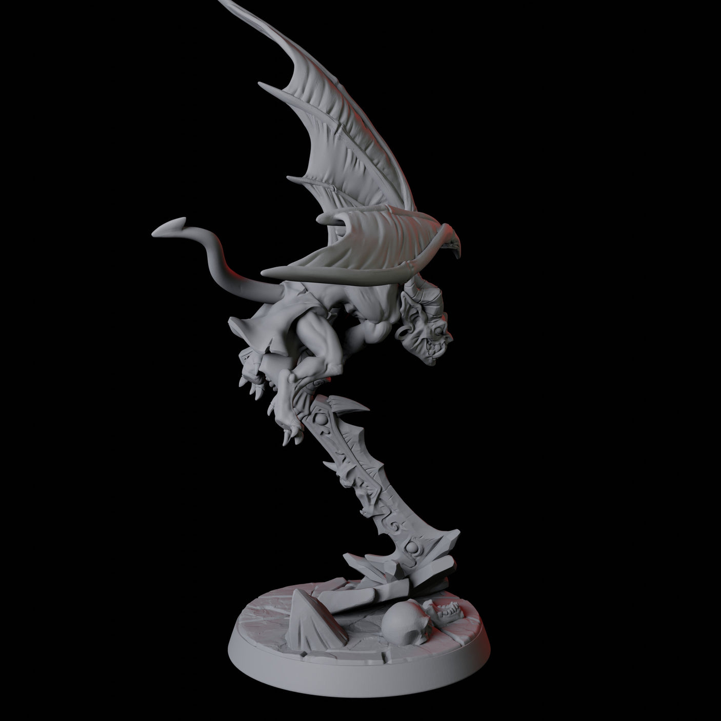 Devil Imp D Miniature for Dungeons and Dragons, Pathfinder or other TTRPGs