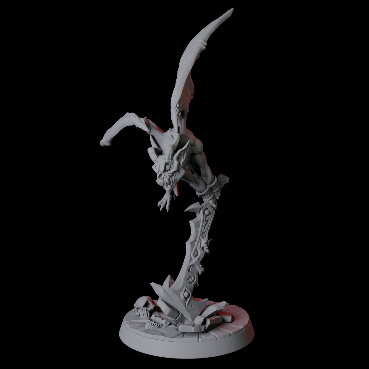Devil Imp D Miniature for Dungeons and Dragons, Pathfinder or other TTRPGs