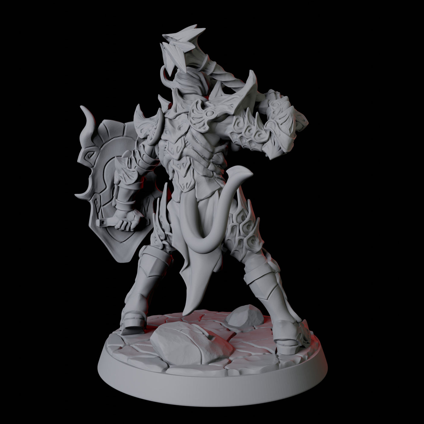 Devil Soldier A Miniature for Dungeons and Dragons, Pathfinder or other TTRPGs