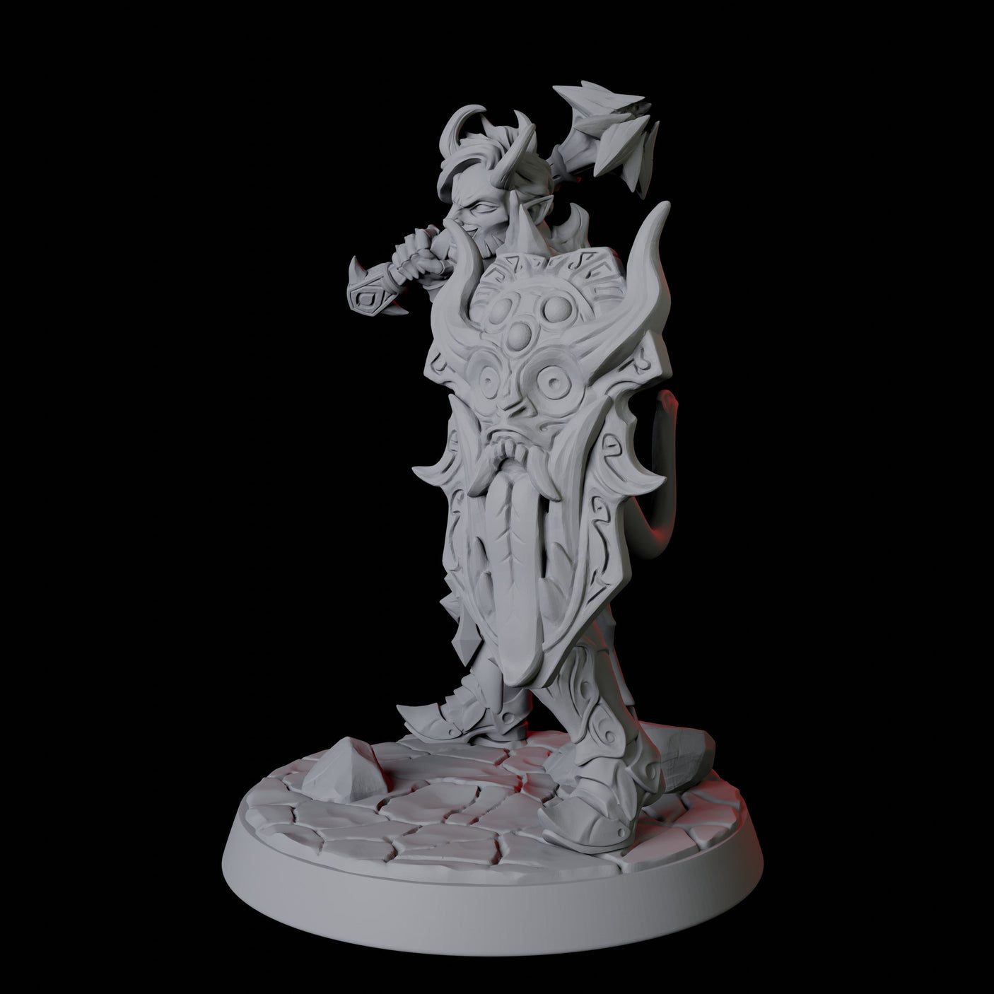 Devil Soldier A Miniature for Dungeons and Dragons, Pathfinder or other TTRPGs