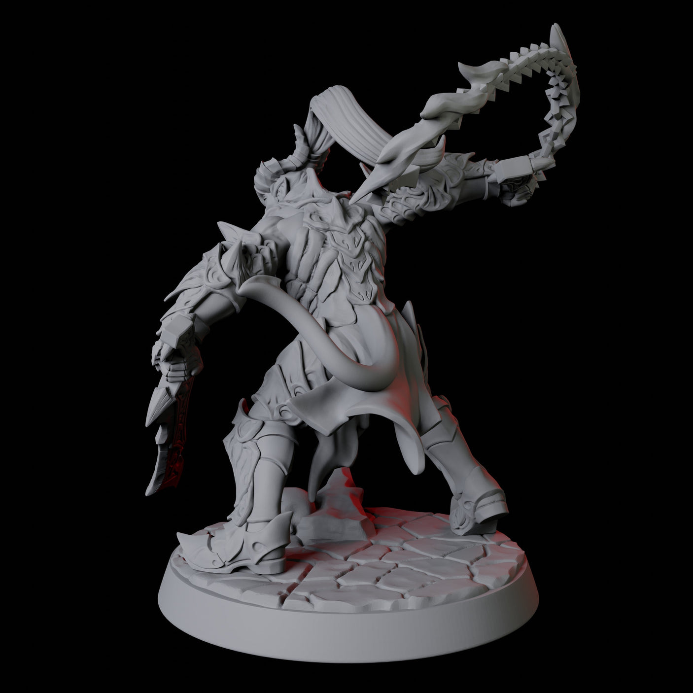 Devil Soldier B Miniature for Dungeons and Dragons, Pathfinder or other TTRPGs
