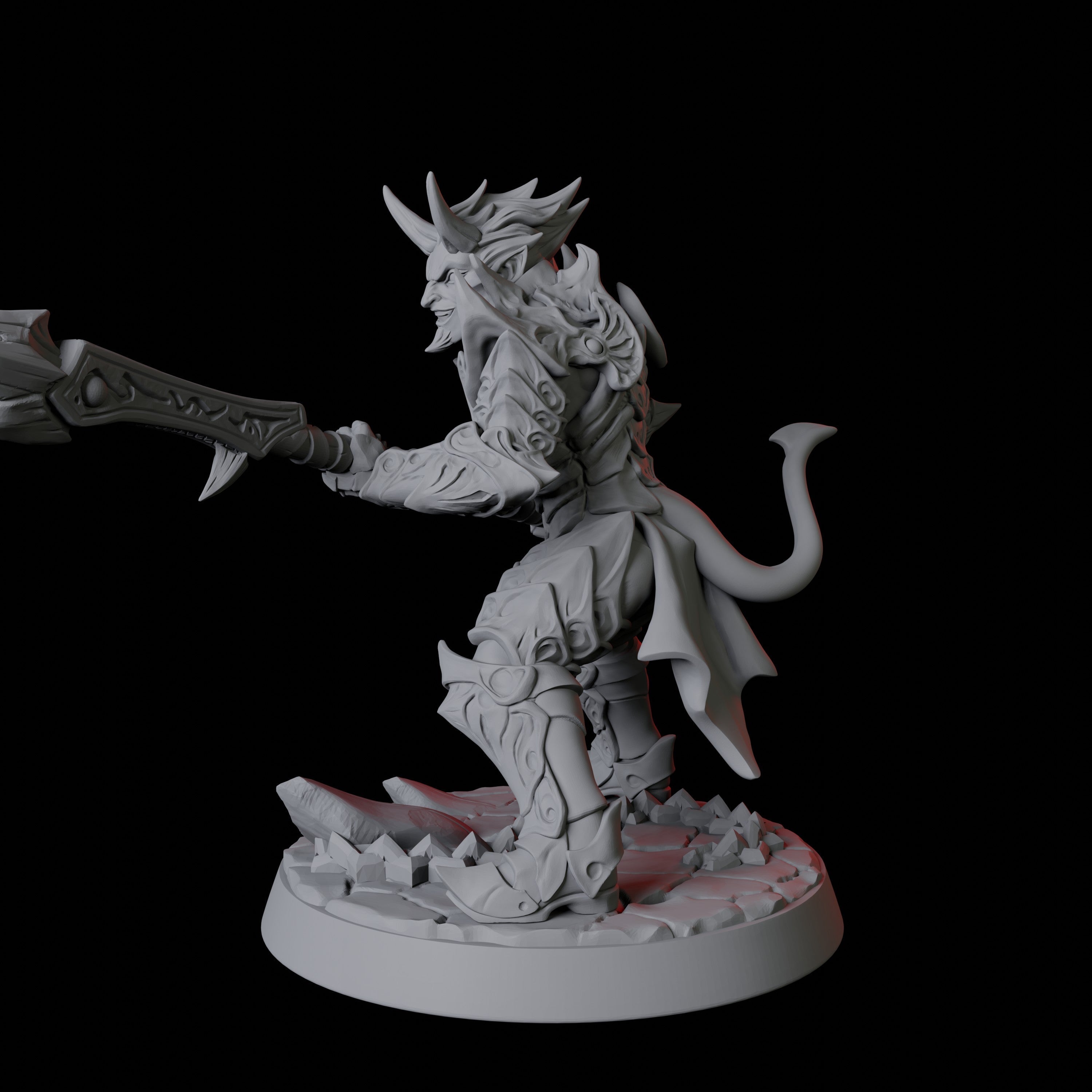 Devil Soldier C Miniature for Dungeons and Dragons