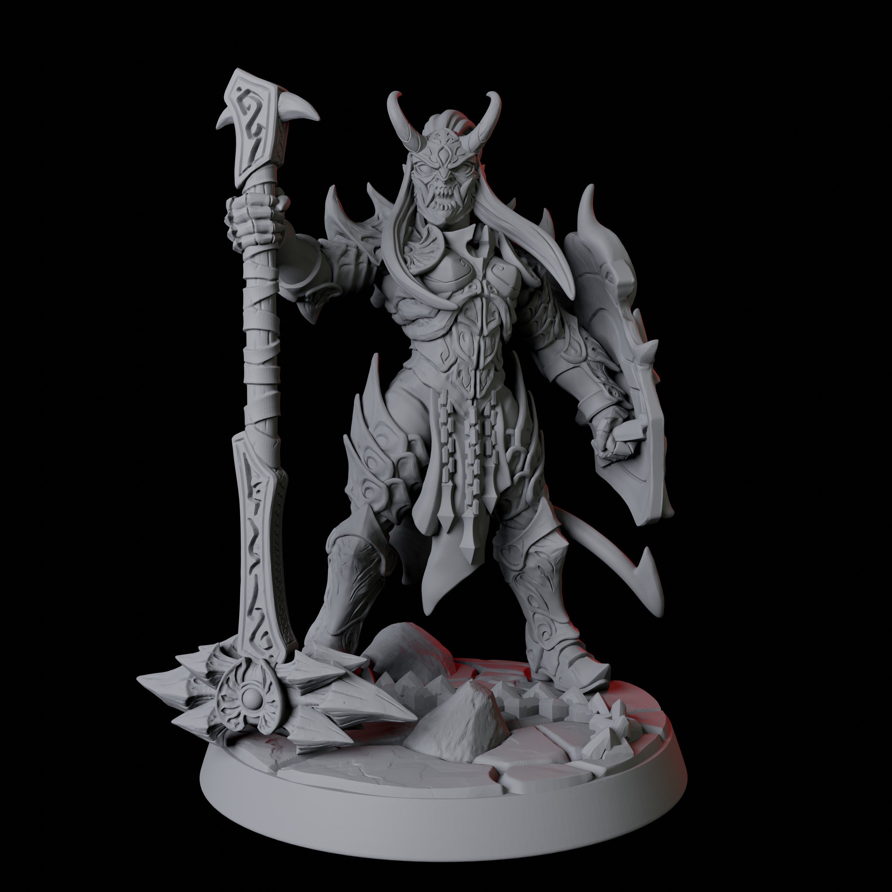 Devil Soldier D Miniature for Dungeons and Dragons