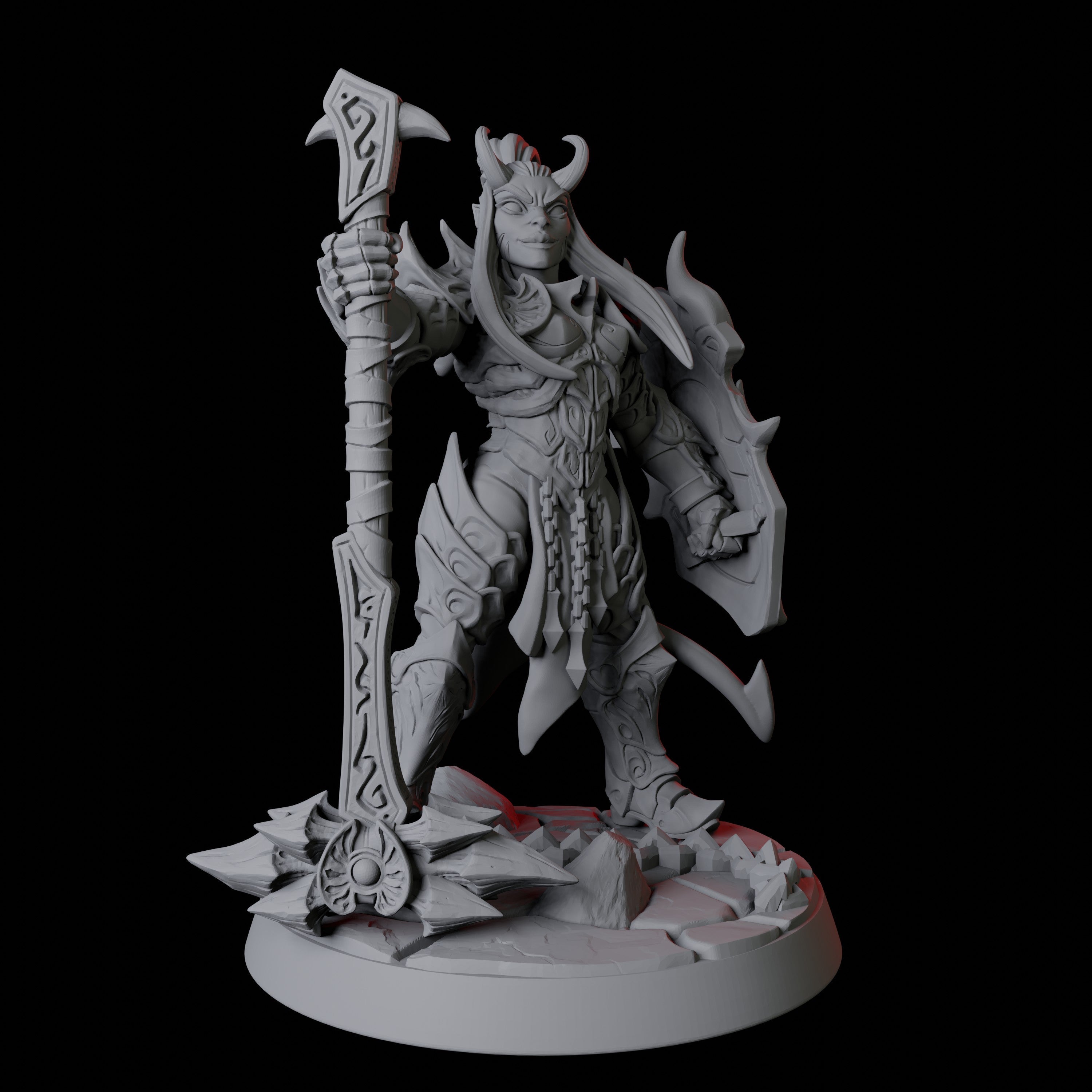 Devil Soldier D Miniature for Dungeons and Dragons