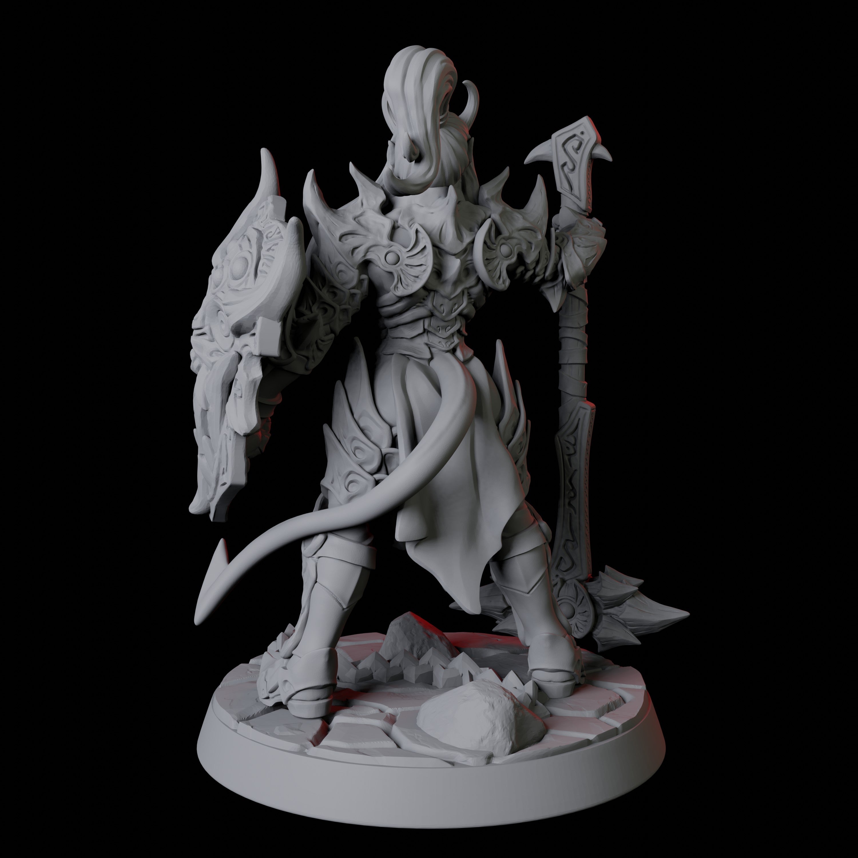 Devil Soldier D Miniature for Dungeons and Dragons