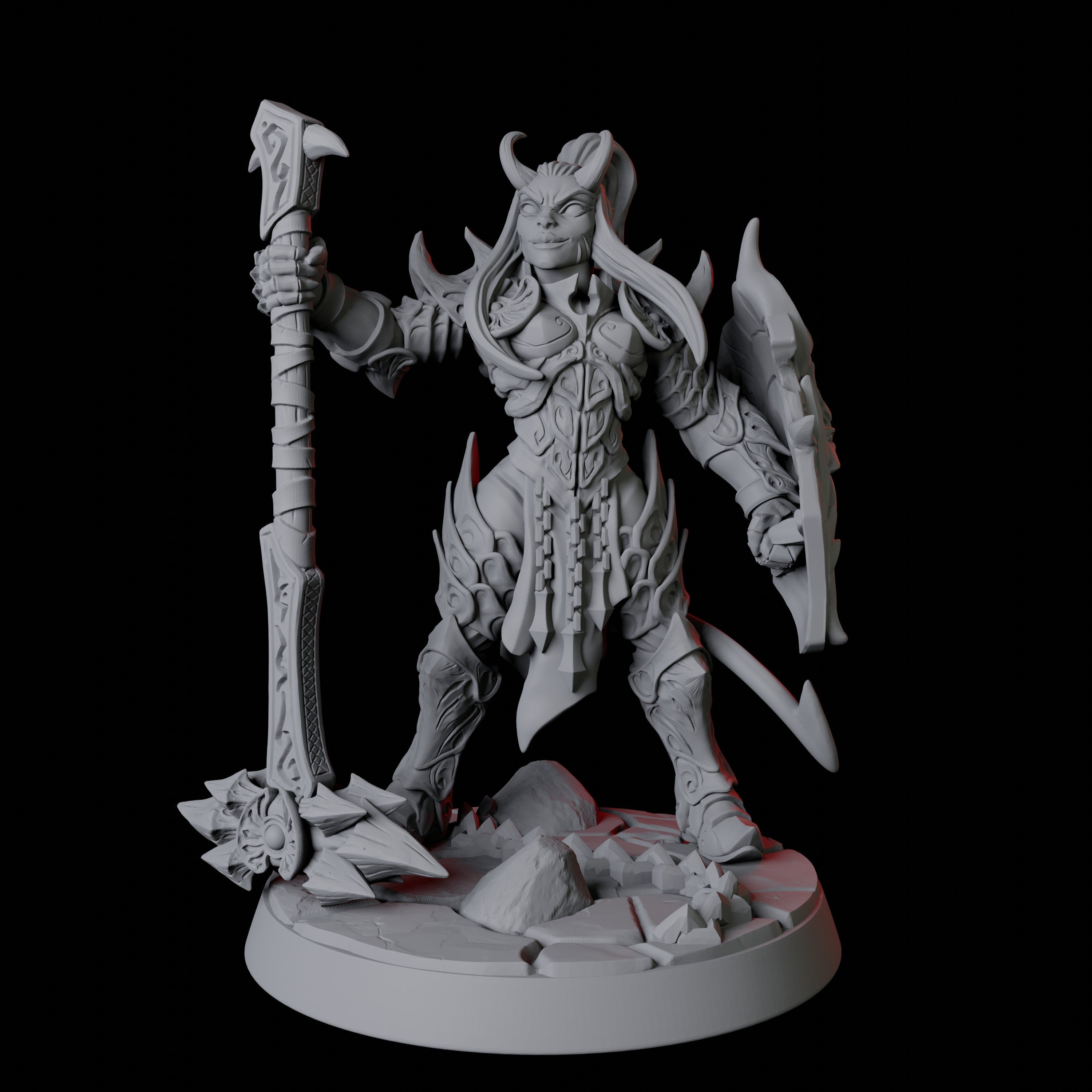 Devil Soldier D Miniature for Dungeons and Dragons