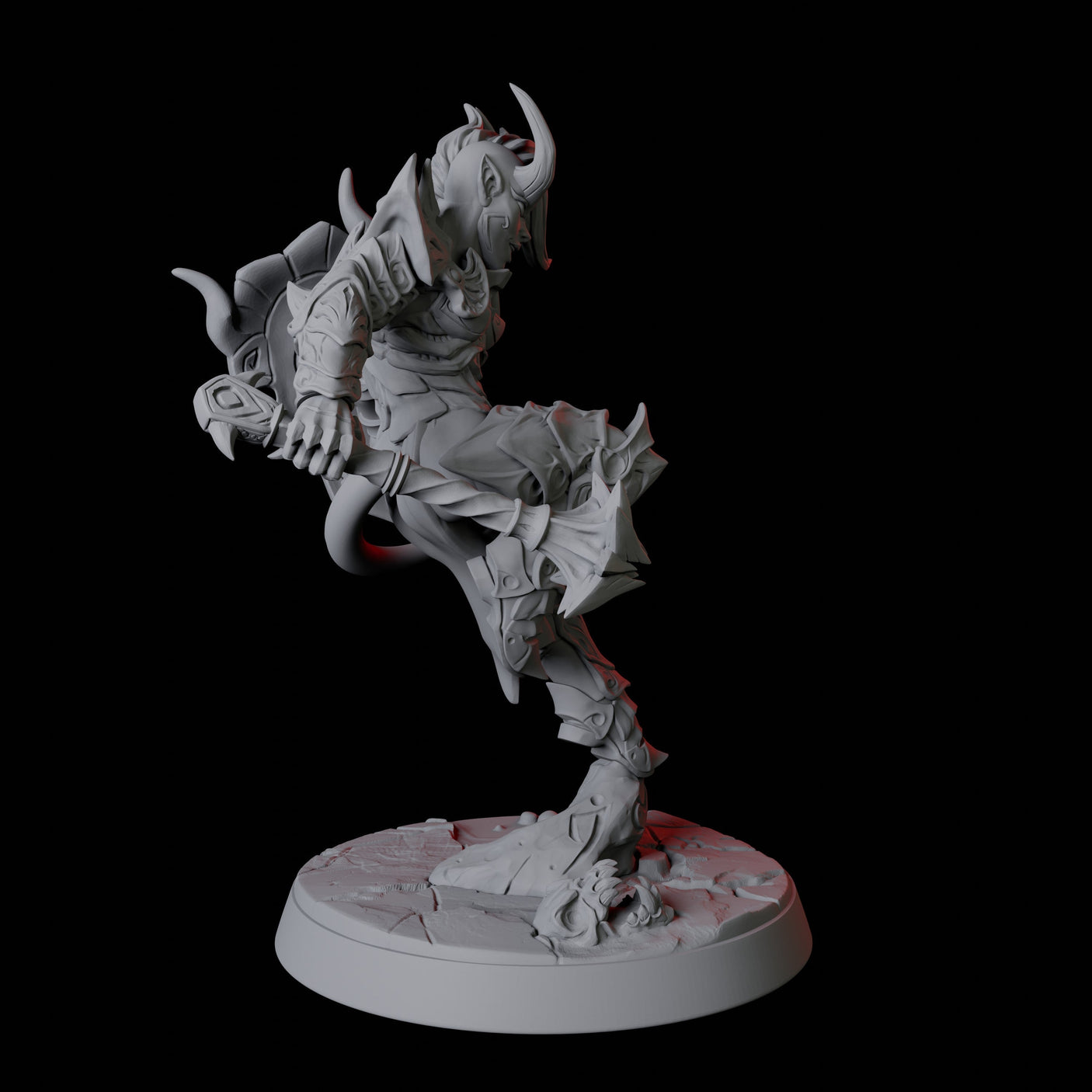 Devil Soldier E Miniature for Dungeons and Dragons, Pathfinder or other TTRPGs