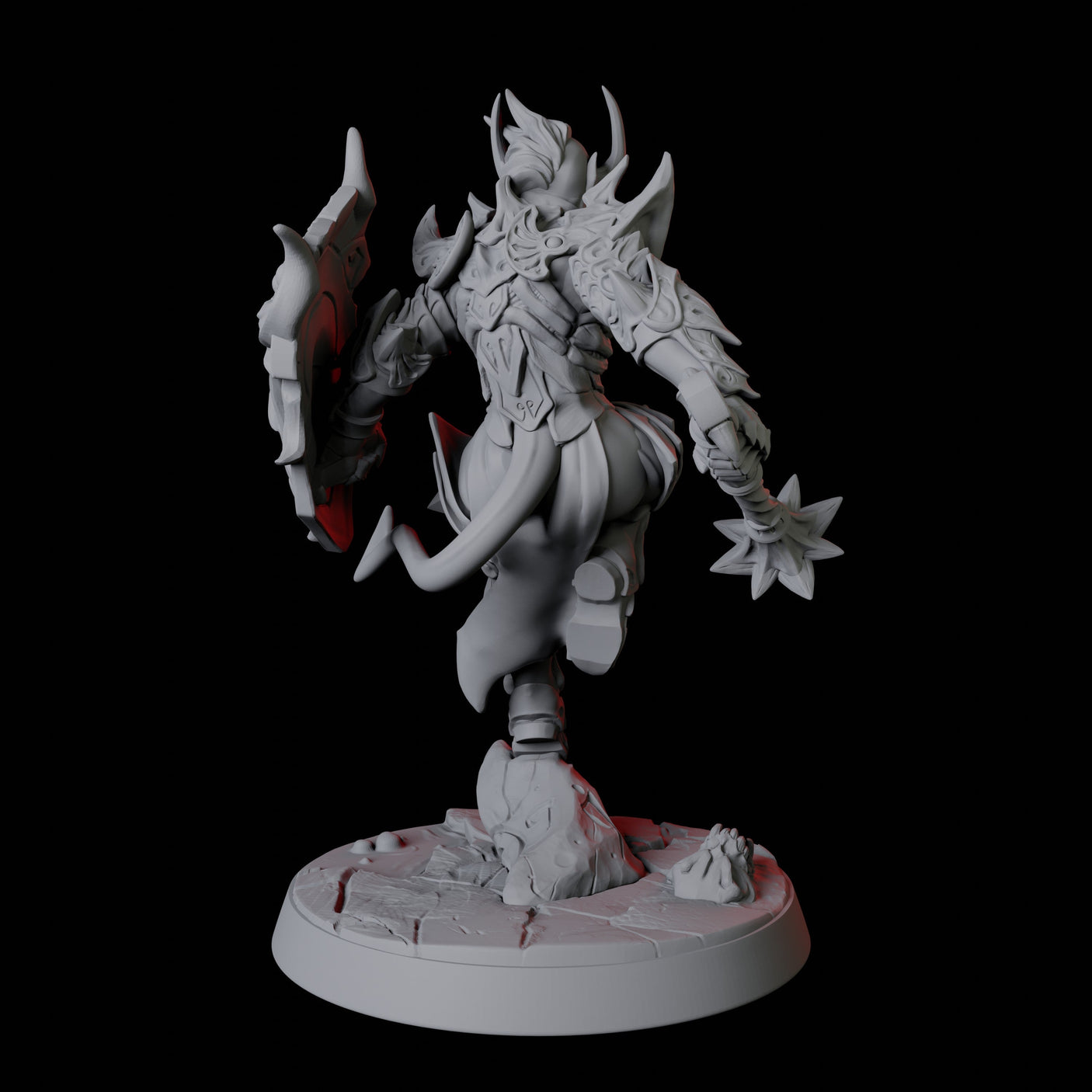 Devil Soldier E Miniature for Dungeons and Dragons, Pathfinder or other TTRPGs