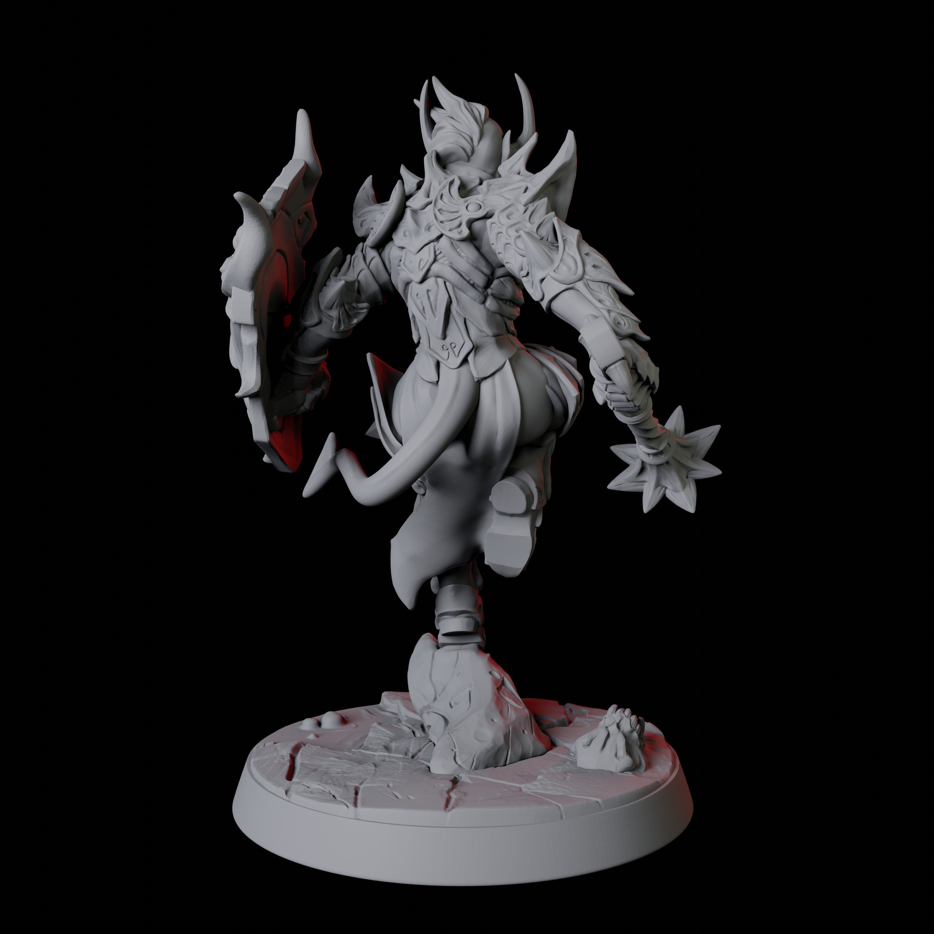 Devil Soldier E Miniature for Dungeons and Dragons