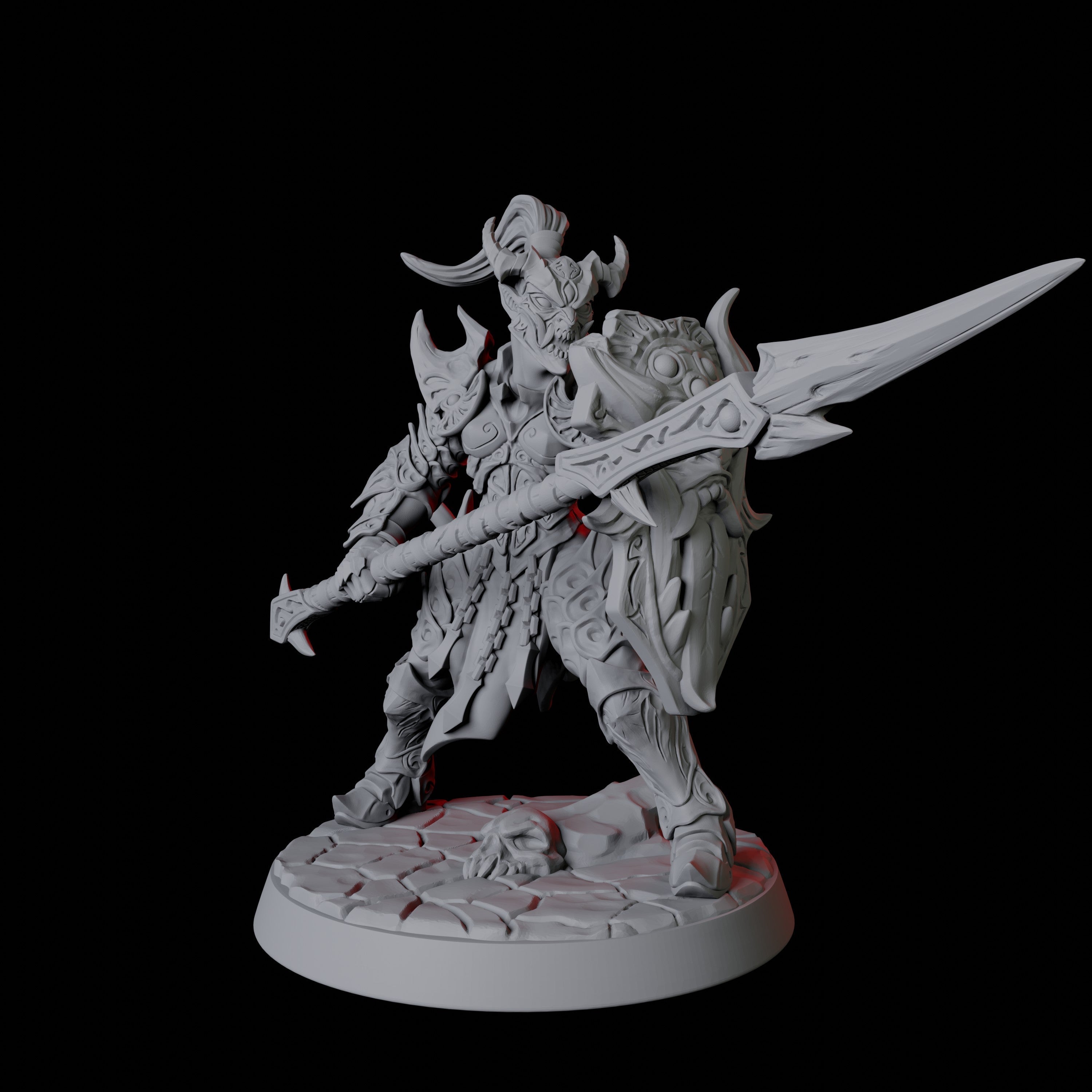 Devil Soldier F Miniature for Dungeons and Dragons