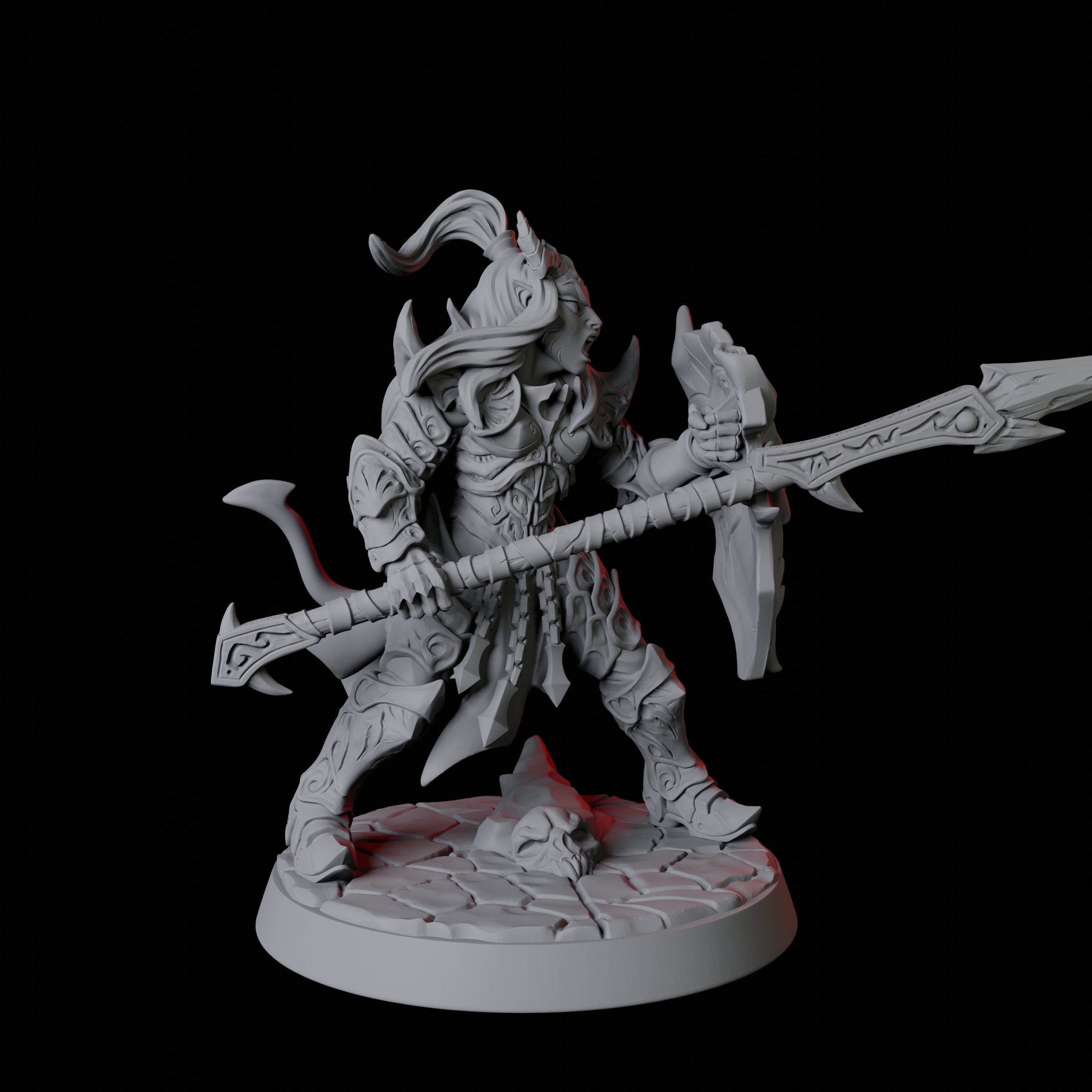 Devil Soldier F Miniature for Dungeons and Dragons