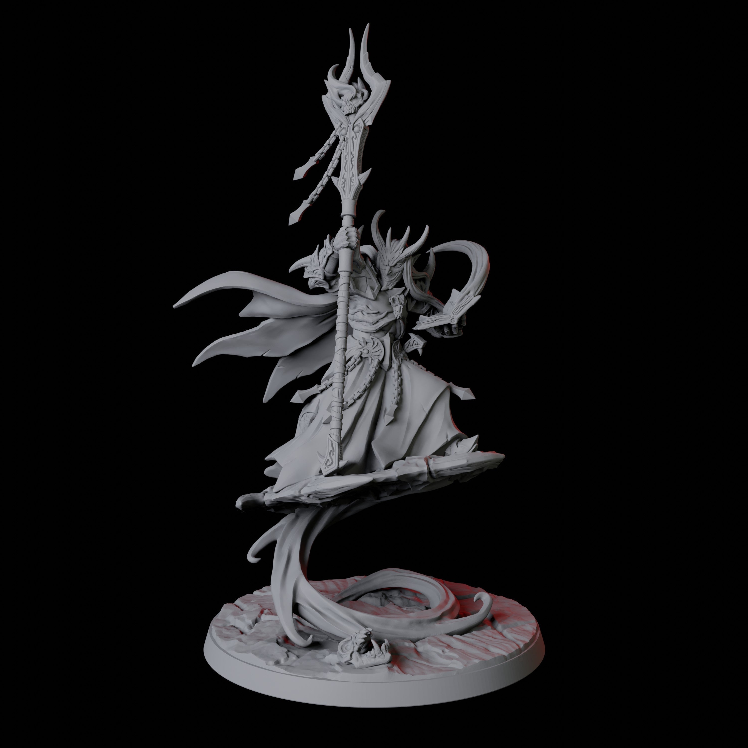 Devil Wizard Miniature for Dungeons and Dragons