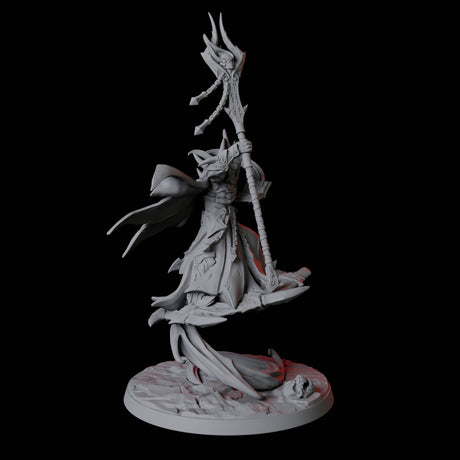 Devil Wizard Miniature for Dungeons and Dragons, Pathfinder or other TTRPGs
