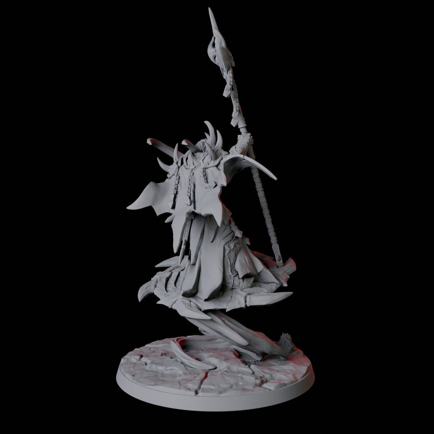 Devil Wizard Miniature for Dungeons and Dragons, Pathfinder or other TTRPGs