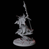 Devil Wizard Miniature for Dungeons and Dragons, Pathfinder or other TTRPGs