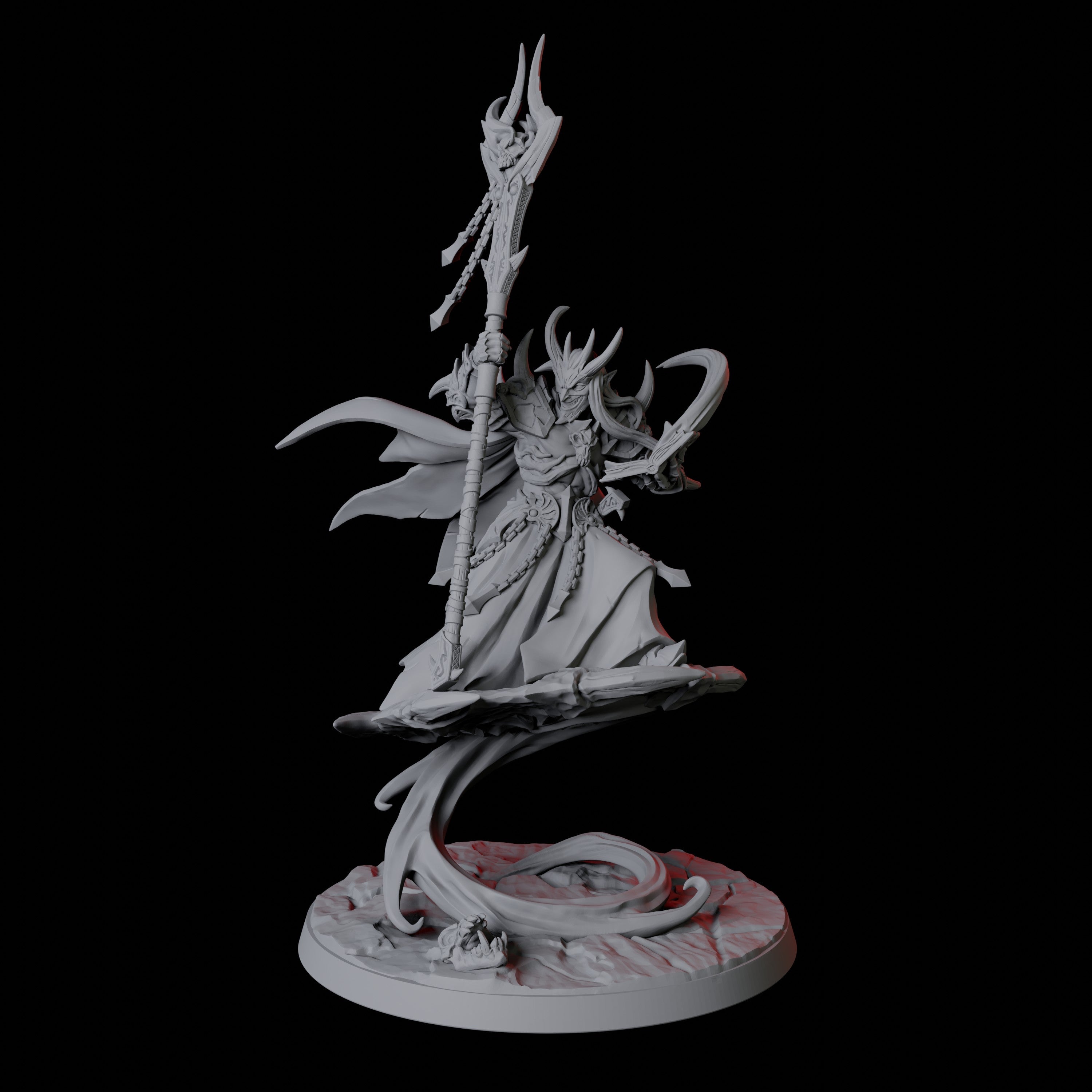 Devil Wizard Miniature for Dungeons and Dragons