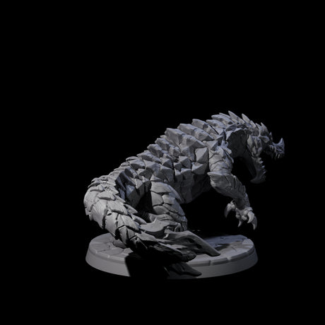 Devious Burrowdrake B Miniature for Dungeons and Dragons, Pathfinder or other TTRPGs