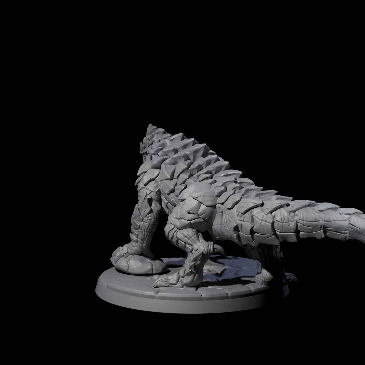 Devious Burrowdrake B Miniature for Dungeons and Dragons, Pathfinder or other TTRPGs