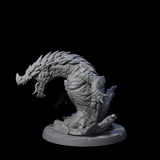 Devious Burrowdrake C Miniature for Dungeons and Dragons, Pathfinder or other TTRPGs