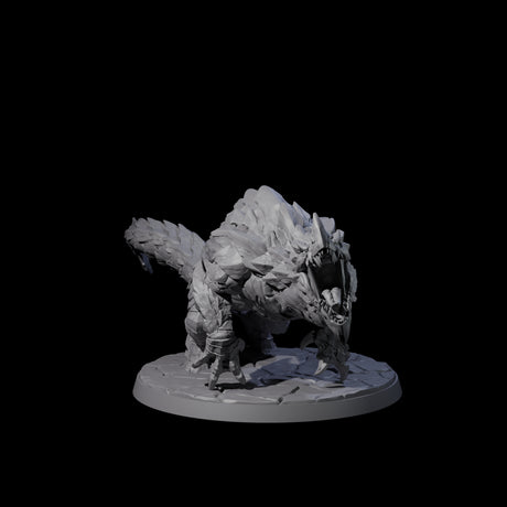 Devious Burrowdrake D Miniature for Dungeons and Dragons, Pathfinder or other TTRPGs