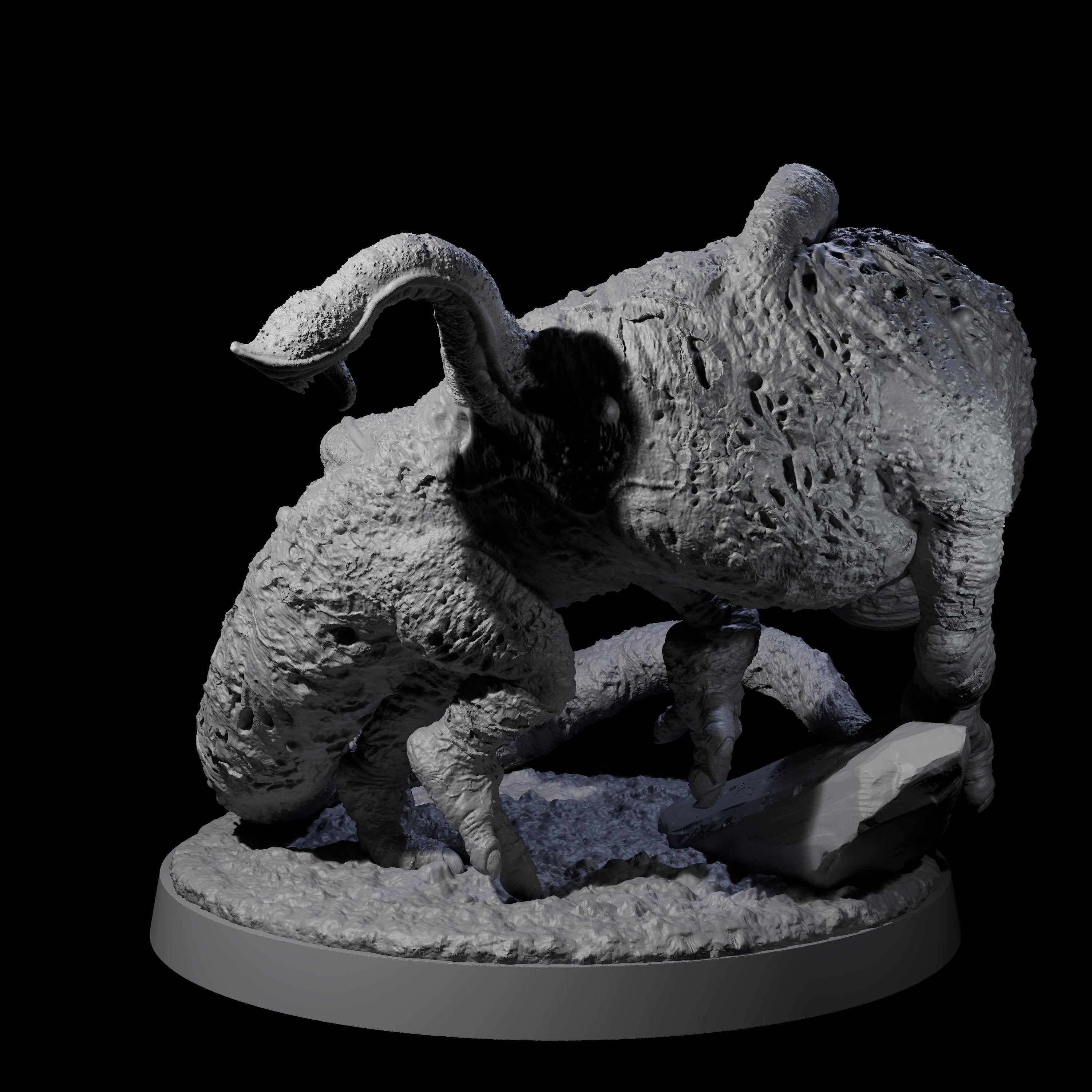 Devourering Otyugh B Miniature for Dungeons and Dragons, Pathfinder or other TTRPGs