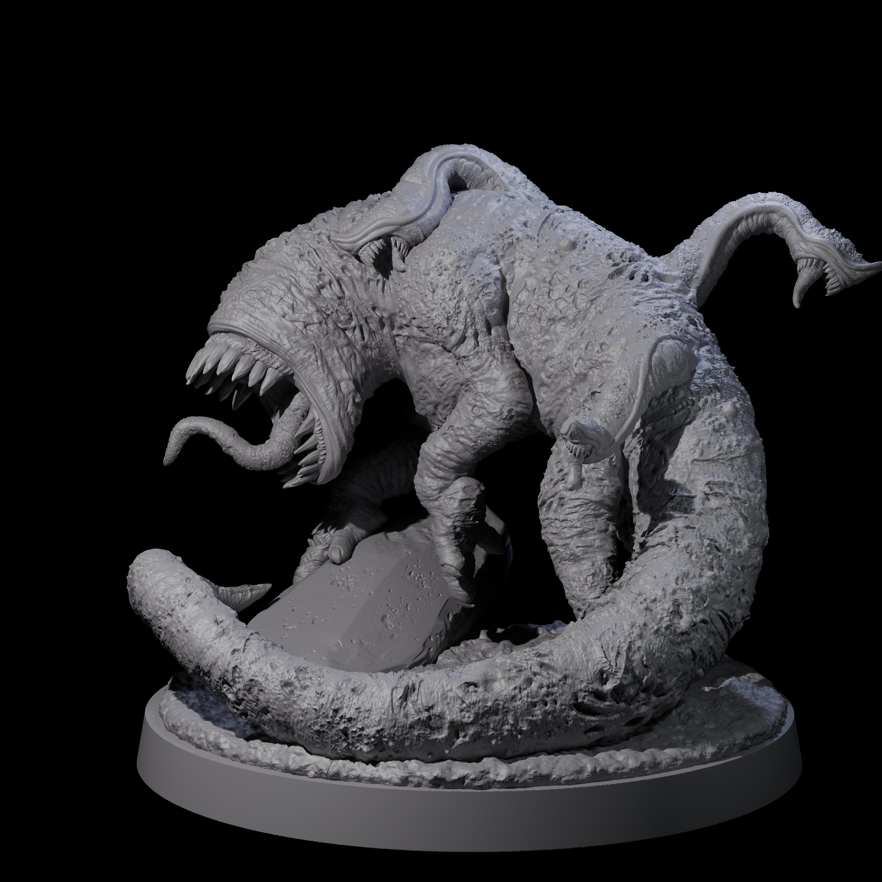 Devourering Otyugh B Miniature for Dungeons and Dragons, Pathfinder or other TTRPGs