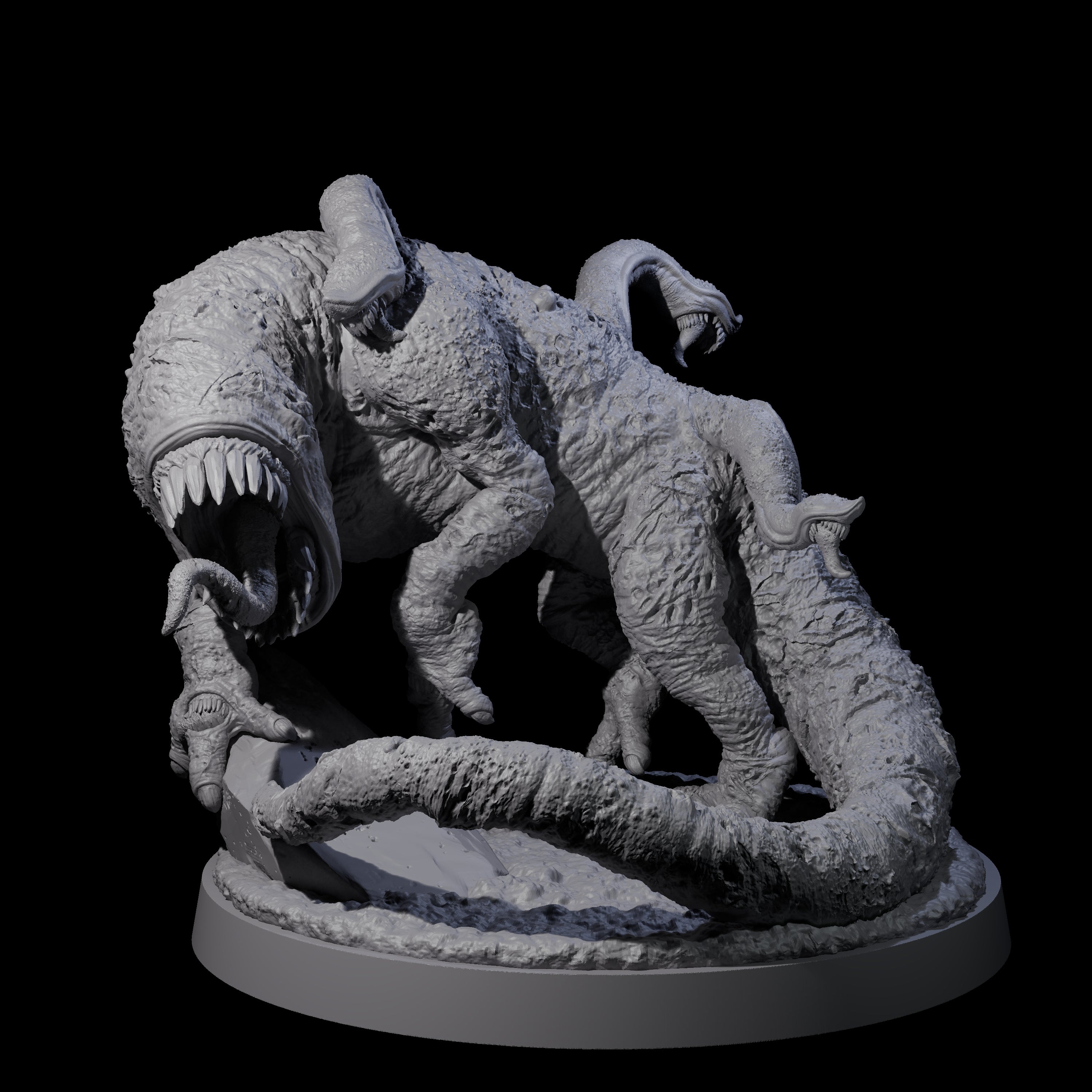 Devourering Otyugh B Miniature for Dungeons and Dragons, Pathfinder or other TTRPGs