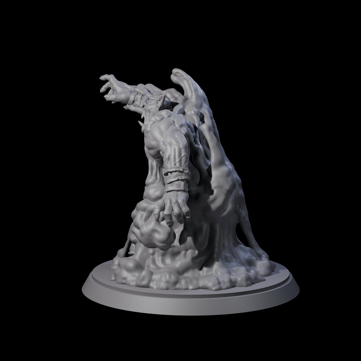Devouring Black Pudding Miniature for Dungeons and Dragons, Pathfinder or other TTRPGs