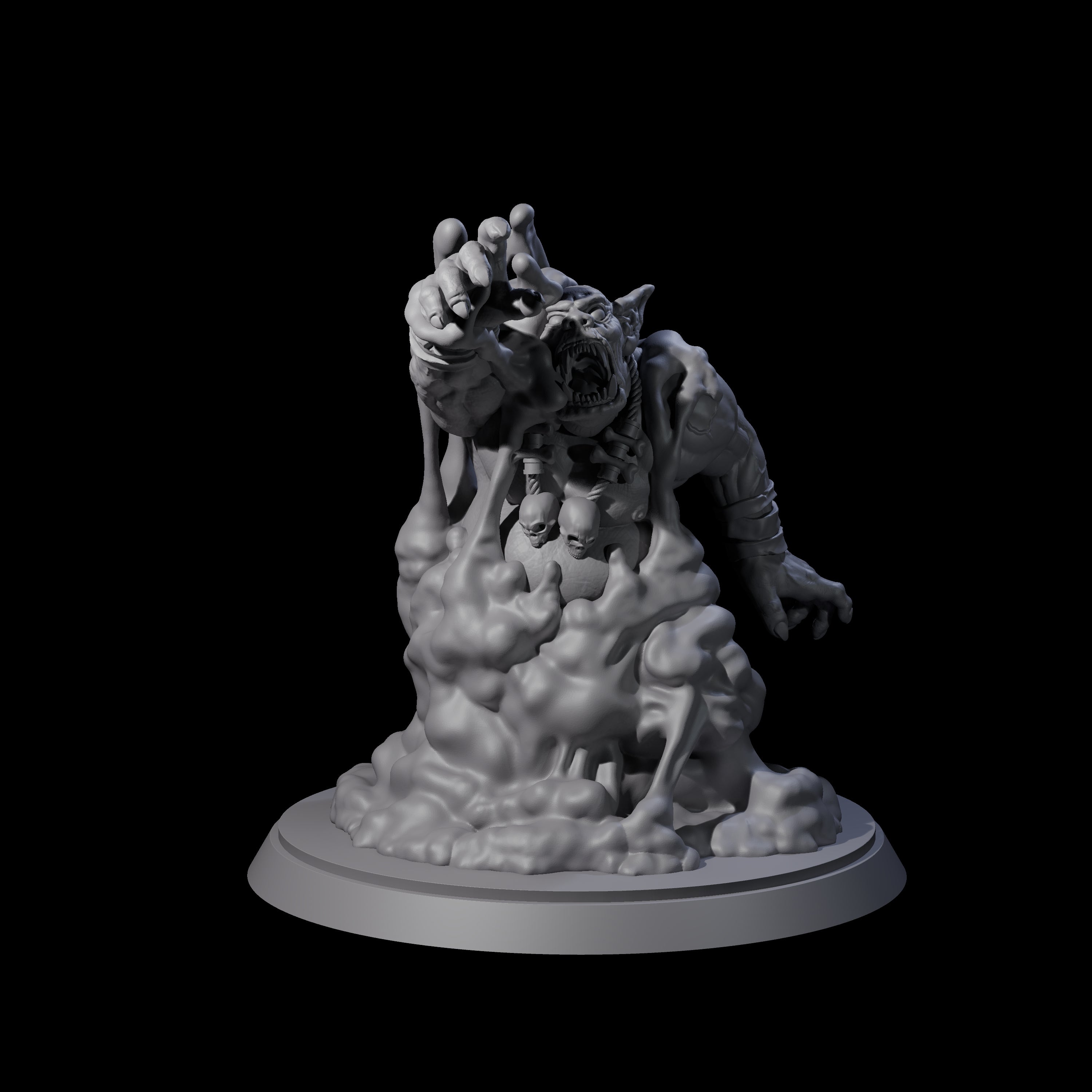 Devouring Black Pudding Miniature for Dungeons and Dragons, Pathfinder or other TTRPGs