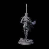 Devout Elven Blade Dancer Miniature for Dungeons and Dragons, Pathfinder or other TTRPGs