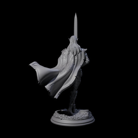 Devout Elven Blade Dancer Miniature for Dungeons and Dragons, Pathfinder or other TTRPGs