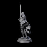 Devout Elven Blade Dancer Miniature for Dungeons and Dragons, Pathfinder or other TTRPGs