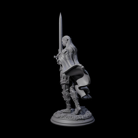 Devout Elven Blade Dancer Miniature for Dungeons and Dragons, Pathfinder or other TTRPGs
