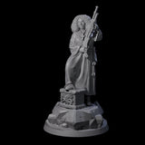 Devout Human Battle Sister Miniature for Dungeons and Dragons, Pathfinder or other TTRPGs