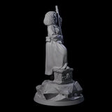 Devout Human Battle Sister Miniature for Dungeons and Dragons, Pathfinder or other TTRPGs