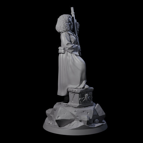 Devout Human Battle Sister Miniature for Dungeons and Dragons, Pathfinder or other TTRPGs