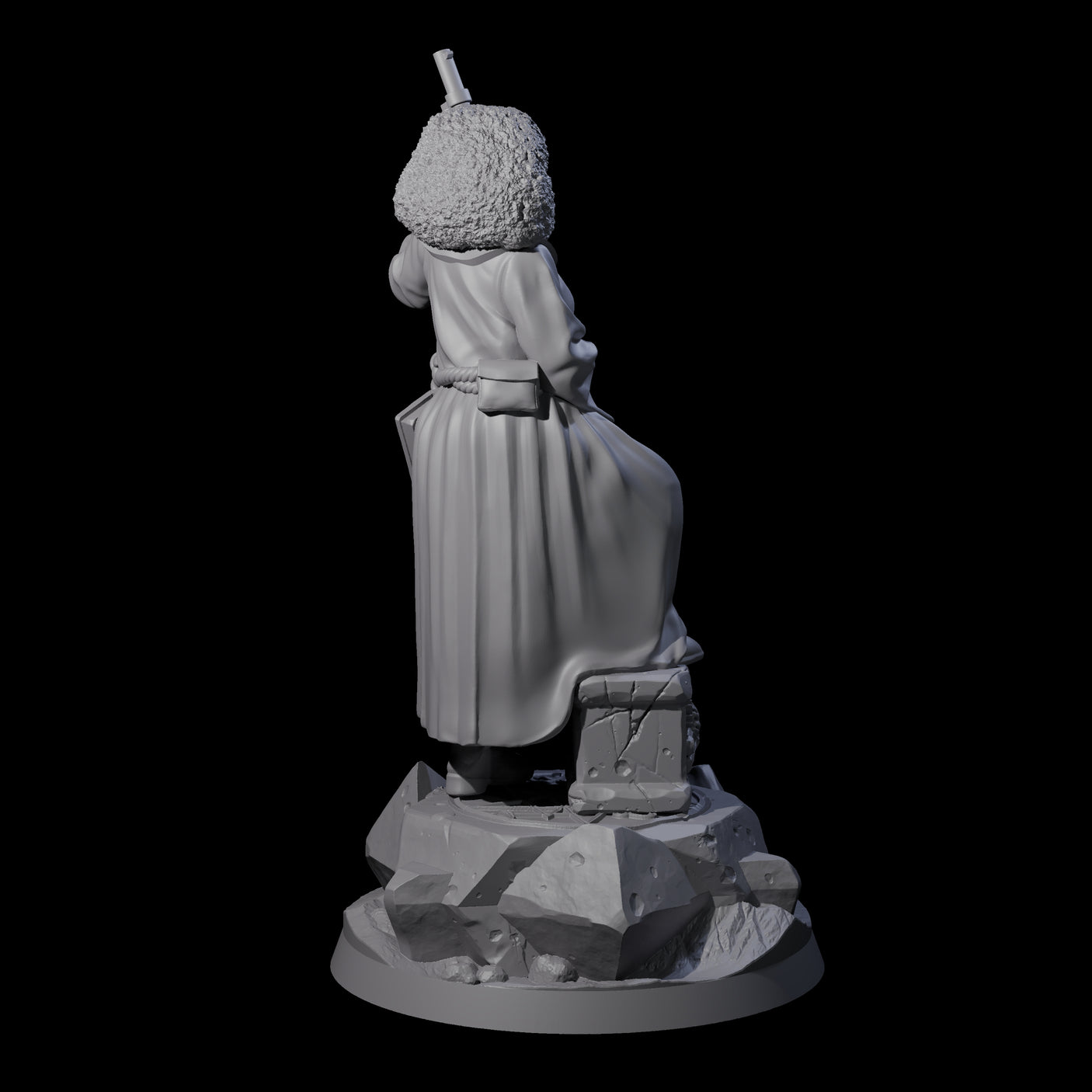 Devout Human Battle Sister Miniature for Dungeons and Dragons, Pathfinder or other TTRPGs