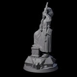Devout Human Battle Sister Miniature for Dungeons and Dragons, Pathfinder or other TTRPGs
