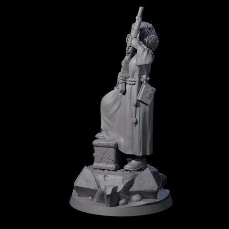 Devout Human Battle Sister Miniature for Dungeons and Dragons, Pathfinder or other TTRPGs