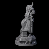 Devout Human Battle Sister Miniature for Dungeons and Dragons, Pathfinder or other TTRPGs