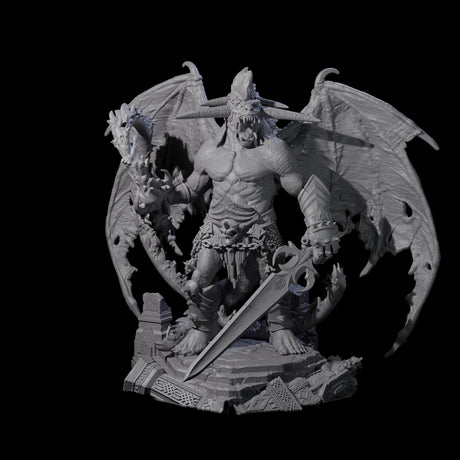 Diabolic Balor Miniature for Dungeons and Dragons, Pathfinder or other TTRPGs
