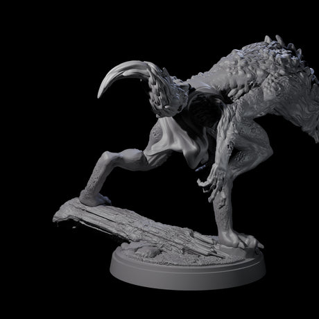 Digusting Wendigo Miniature for Dungeons and Dragons, Pathfinder or other TTRPGs