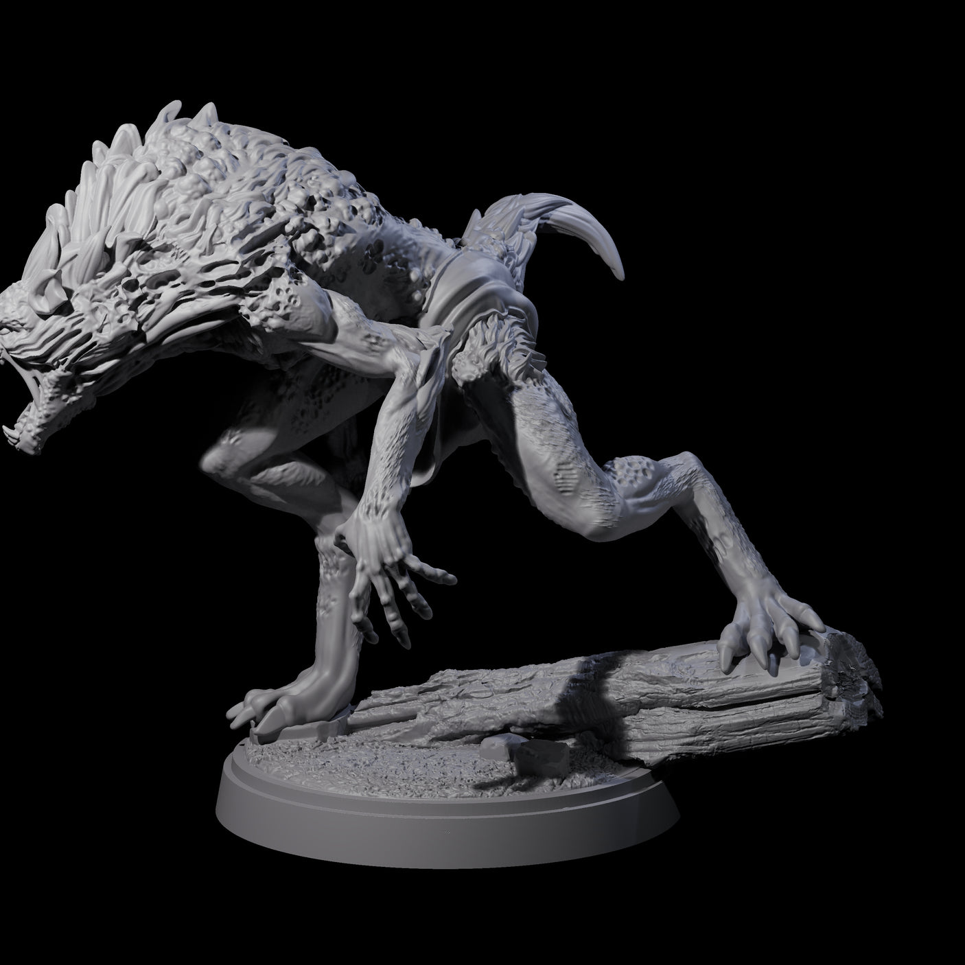 Digusting Wendigo Miniature for Dungeons and Dragons, Pathfinder or other TTRPGs