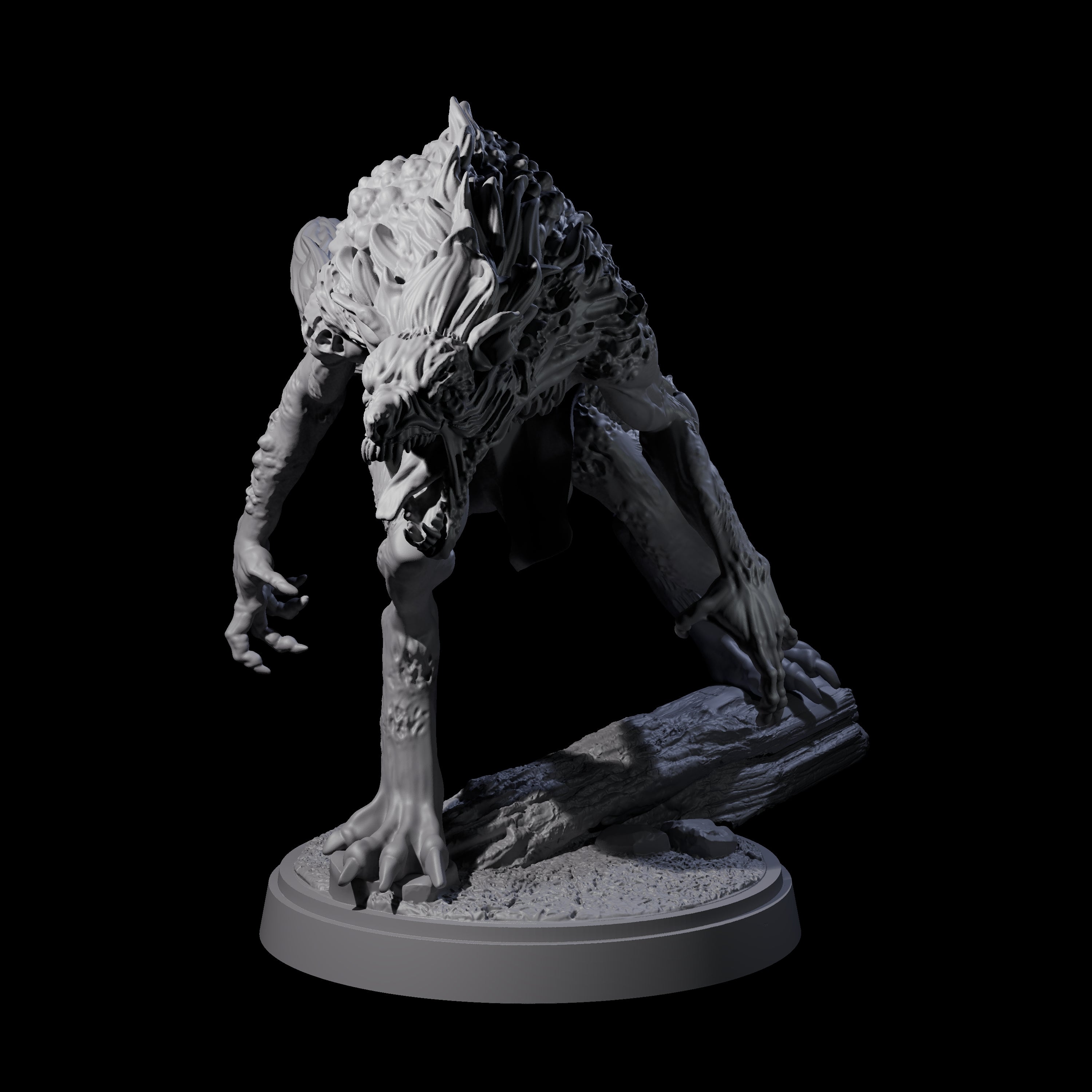 Digusting Wendigo Miniature for Dungeons and Dragons, Pathfinder or other TTRPGs