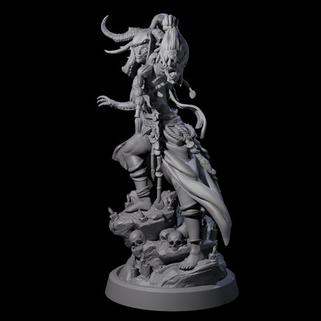 Disfigured Witch C Miniature for Dungeons and Dragons, Pathfinder or other TTRPGs