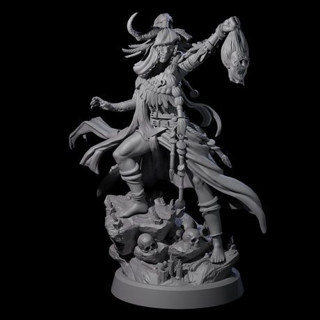 Disfigured Witch C Miniature for Dungeons and Dragons, Pathfinder or other TTRPGs